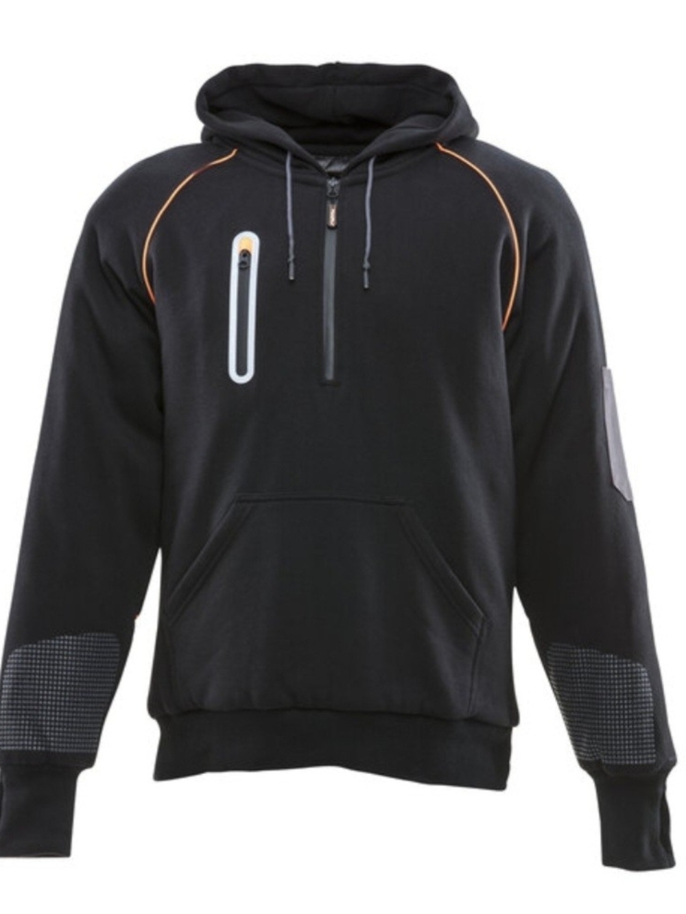 RefrigiWear Mens Size XL Black PolarFlorce Sweatshirt Hoodie 8440R